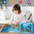 Puzzles for Kids Ages 4-6 6-8 8-10, Underwater World Ocean Puzzles 100 Pieces for Kids Learning Educational Puzzle Toys for Boys and Girls