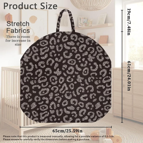 Hechitok Leopard Print Removable Newborn Lounger Cover Nursing Pillow Slipcover Soft Snug Fits Baby Lounger