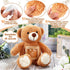 Liliful Plush Bear with Voice Recorder, Remembrance Stuffed Animal with Photo Frame for Kids