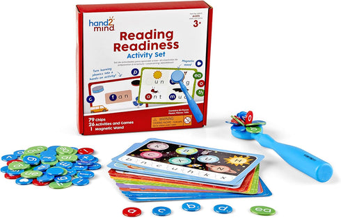 hand2mind Reading Readiness Activity Set, Magnetic Wands and Chip Set, Learn to