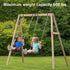 Heavy Duty Swing Hanger Accessories for Wooden Swing Sets, 2 Pcs Snap Hooks for Indoor/Outdoor Playground