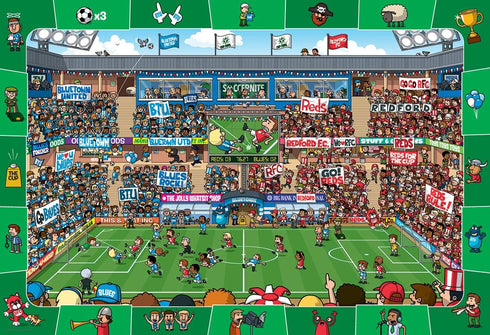 EuroGraphics Soccer Spot & Find 100 Piece Puzzle