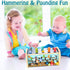 Hammering 12+ 1+ 1-2 KIDWILL Wooden Pounding Toy for Months Kids, Montessori Toys for Year Old Babies, Early