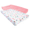 Hudson Baby Unisex Baby Cotton Changing Pad Cover, Woodland Fox, One Size