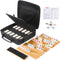 WOOIIROM Rummy Cube Game 6 Players Edition with 6 Wooden Racks, 160 Numbers