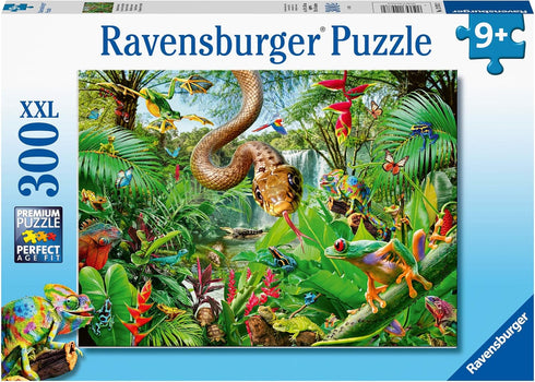Ravensburger Reptile Resort Puzzle - 300 XXL Piece Jigsaw for Kids, Stimulates Curiosity & Problem-Solving Skills, Ages