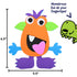 2 Set 4 Ready Learn Create Your Own Monsters | of | DIY Craft for Kids | Magnetic | No Glue Required | Kid-Friendly