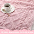 4 Pcs Fleece Baby Blanket, 30 x 40, 3D Fluffy for Boys Nursery Bed, Infant or Newborn Swaddling (Pink Set)