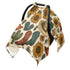 Mazeann Cowboy Boots Sunflowers Car Seat Cover Baby Breathable Soft Infant Carseat Covers