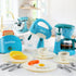 Joyin Play Kitchen Toys, Pretend Food Kitchen Accessories Girls Toy with Coffee Maker, Mixer, Toaster with Realistic