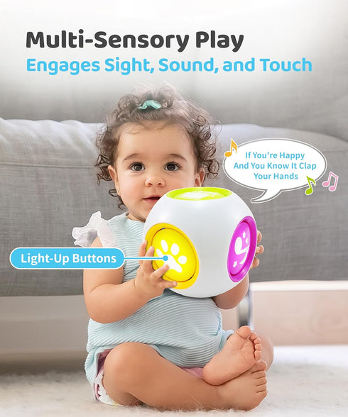 612 13 BEST LEARNING Learning Cube Montessori Learning Cube for Babies Months & Toddlers Musical Sensory Activity Cube
