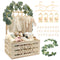 lifemories Wooden Baby Shower Crate Closet & Basket with Hanger Rack - Customizable