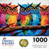 Kaleidoscopic Owls: Colorful Night's Watch from Cross & Glory - 1000 Piece Owl Jigsaw Puzzle, Eco-Friendly, with Satin Finish for Adults