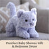 0 9 GUND Bootsie English Blue Kitten Plush Toy, Premium Cat Stuffed Animal for Ages and Up, Gray