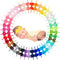 CÉLLOT 40 Colors Baby Bow Headbands, 3" Super Soft Nylon Hair Bows for Baby Girls, Infants, Newborns