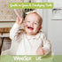 WeeSprout Set of 3 Silicone Baby Spoons - First Stage Infant Feeding Utensils with Soft-Tip, Dishwasher Safe