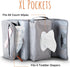 Diaper Bag Organizer - Tri-fold Wipes and Diaper Pouch for Travel and Diaper Bag Organization