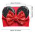 J&J Boutiques Mouse Ears Headband/Headwrap for Toddler, Baby, Kids - Party Supplies, Red