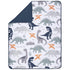 3 Set, Tummy Trend Lab Prehistoric Dinos Piece Crib Bedding Can Be Used As A Blanket Or A Playmat for Time, Includes
