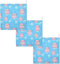 Burbuja Cartoon Hippos Baby Washcloths - Muslin Cotton Soft Absorbent Baby Towel for