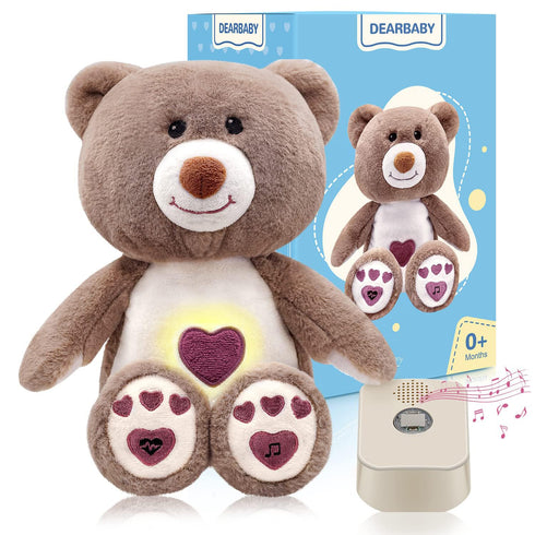 DEARBABY Baby Sleep Soother,Newborn Essentials Stuff Toys 0-6 Months, Christmas Girl Gifts