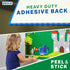 Multipack, 10 Inch 10 Inch 4 Barcaloo Peel and Stick Self Adhesive Baseplates Mat, Compatible with Base Plates Panels