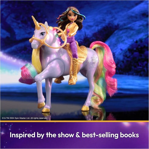 Unicorn Academy Sophia & Light Magic Wildstar with Rainbow Light-up Effects, Dolls & Riding Accessories for Girls Ages