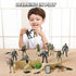 16 Playset 12 Playset, 3 4 5 6 7 8 JOYIN PCs Army Men with Realistic Army Ranger Men Action Figures and Weapon Gear