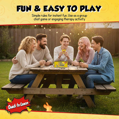 ARTAGIA Fun Social Skills and Therapy Game for Adults and Teenagers: CBT Family Game for Therapeutic Conversations