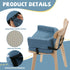5.3inch ROYALAY Toddler Booster Seat for Dining Table, Adjustable Height Booster Seat Pad for Kids Chair, Portable