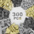 Classic Building Bricks, 300 Pcs Masonry Profile Bricks, Wall Blocks Compatible with Lego Parts and Pieces