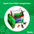 8 Playset 3+ Boley Dino Play Mat and Toy Storage Box - Piece with Foldable Floor Playmat/Storage Box, Plastic Dinosaur