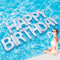 Shappy 20'' Happy Birthday Pool Large Floating Letter Balloons with Adhesive Dots