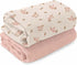 Muslin Swaddle Blankets 2 Pack 47" x 47" Soft & Breathable Muslin
