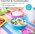 20 Oz. Pack 6 Set 4.75" 4.75" 2" Re-Play Made in USA Reusable Plastic Bowls, of - Dishwasher and Microwave Safe Bowls