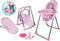 4 in 1 Highchair Set in Pink - Versatile and Functional for Feeding