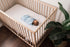 SHEETWORLD.COM 13x26 Sheet Saver Waterproof Crib Sheet Protector Pad with Tie Straps for Standard Cribs | Absorbent