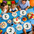 96Pcs 2nd Sailboat Set 2 24 Birthday Cars Party Supplies Transportation Theme Birthday Plates and Napkins Car Train