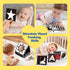 10 Tummy 0-6 URMYWO Pcs High Contrast Black and White Baby Toys for Newborn, Time Mirror, Rattle, Teether, Visual