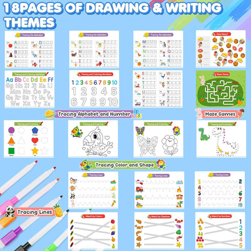 Busy Book for Toddlers 1-3, Preschool Learning Activities, Travel Toys for Road Trip
