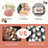 (12PCs) OESSUF Wooden Fake Eggs Easter Eggs Play Eggs for Toddlers Pretend Wood Egg Decor for Play Kitchen Artificial