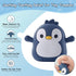 Arudyo 3-6 Baby Teething Toys for Months Silicone Teething Mittens for Babies Food Grade Silicone Teether (Penguin Baby