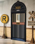 Preboun Train Party Decorations Train Ticket Station Ticket Hall Door Curtain Decor Hall Door Cover for Railroad