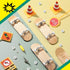 Zhehao 8 Pcs Fingerboard Bearing Wheels, Standard Tool with CNC Lathed Bearing and Nut Driver for Finger Skateboard