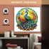 WOODBESTS Wooden Jigsaw Puzzle for Adults, Mandala Peacock, 290pcs, 13.7"x12.8", Unique Shape, Birthday Gift