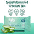 12 Packs 80 WIPESPLUS Baby Wipes, Hypoallergenic Ultra Soft Wipes for Sensitive Skin, Unscented, Alcohol Free, of Wipes
