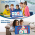 KIKIGOAL CVC Word Builder Desktop Pocket Chart Tent Cards Kit, Phonics Games for Preschool Classroom