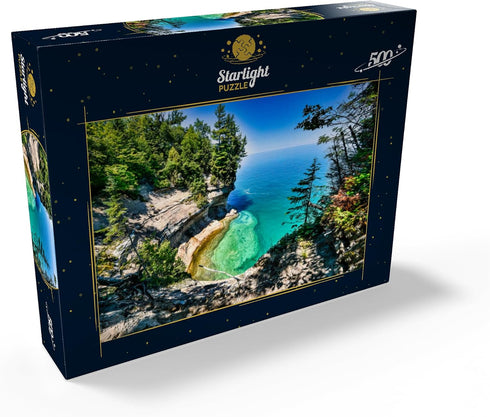 MyPuzzle Premium 500 Piece Jigsaw Puzzle of Lake Superior View from Michigan's Upper Peninsula