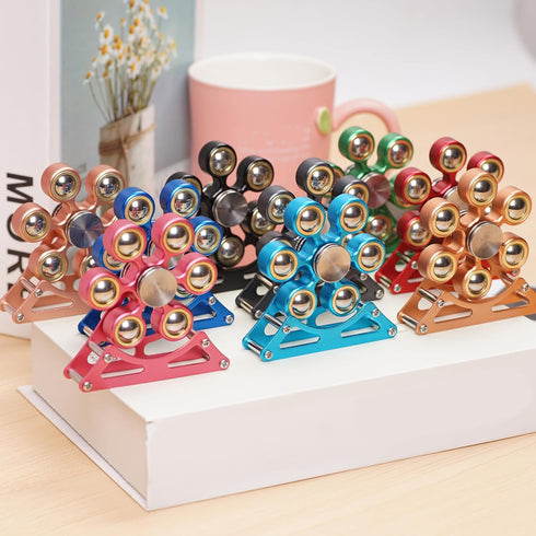 samisoler 4mins Desk Toys for Fidget Ferris-Wheel Spinner: Metal Cool-Gadgets Kinetic-Toy, Cool-Stuff for Kid Children