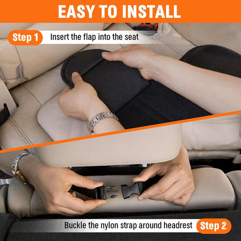 JOYSKY Car Seat Protector for Child Car Seat - Waterproof Cover with Non-Slip Backing, 2 Pack